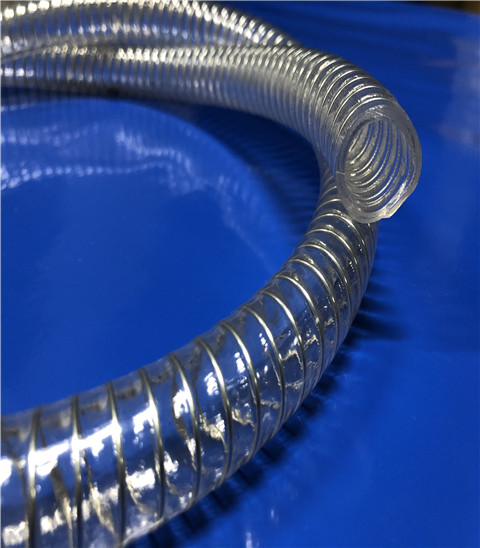 食品级透明钢丝PVC软管