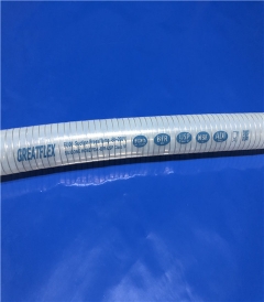 青岛高温耐酸碱透明钢丝制药级硅胶软管
