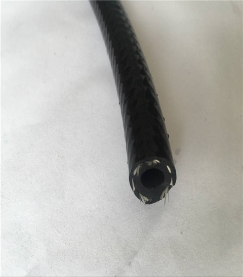 BG20BL黑色纤维编织硅胶管
